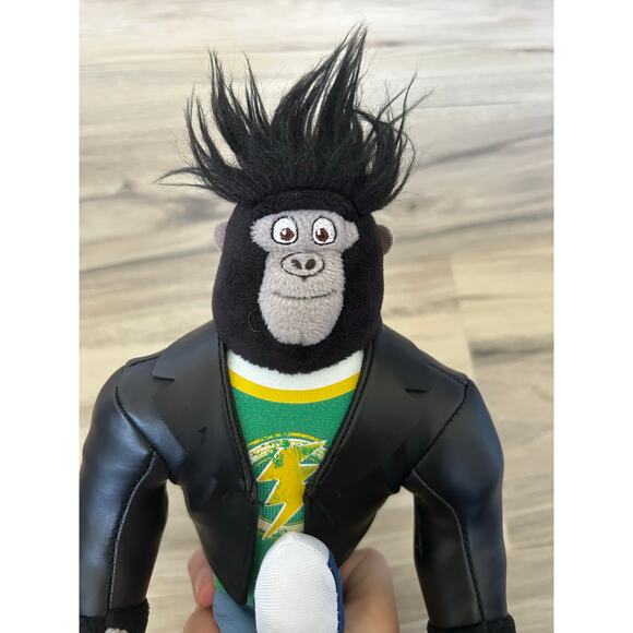 Ty Beanie Johnny Gorilla Sing Movie Stuffed Animal Collectible Soft Plush Toy - Picture 4 of 4